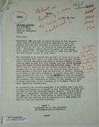 Letter from John W. Howison to Armin H. Meyer re: Discussions with Shah about Military Aid, with Handwritten Annotations, June 23, 1966
