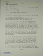 Memo from R. Clayton Mudd [to Armin H. Meyer] re: Your Coming Meeting with the Shah, June 27, 1966