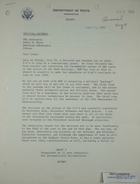 Letter from Raymond A. Hare to Armin H. Meyer re: Military Aid 