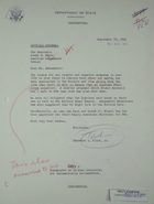 Letter from Theodore L.  Eliot, Jr. to Armin H. Meyer re: Soviets, Iranians, and Dawson, October 20, 1966