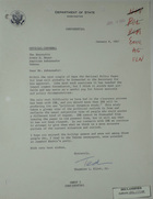 Confidential Letter from Theodore L. Eliot, Jr. to Armin H. Meyer re: Difficulties with INR and Clearance Process, January 6, 1967