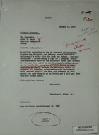 Draft of Letter from Theodore L. Eliot, Jr. to Armin H. Meyer re: Caglayangil's Talks with Shah and Ardeshir Zahedi, January 17, 1967
