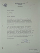 Letter from Theodore L. Eliot, Jr. to Armin H. Meyer re: Shah of Iran and Soviets, March 14, 1967