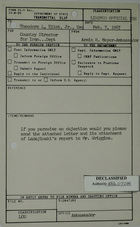 Transmittal Slip from Armin H. Meyer to Theodore L. Eliot, Jr., February 7, 1967