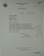 Letter from Theodore L. Eliot, Jr. to Armin H. Meyer re: Defense Attaché Assignment, February 13, 1967