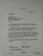 Letter from Armin H. Meyer to William B. Buffum re: Unsent Airgram about Vakil, February 25, 1967