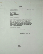 Letter from Theodore L. Eliot, Jr. to Armin H. Meyer re: Advance Notice on U.S. Arms Policy for India and Pakistan, April 11, 1967