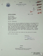 Letter from Theodore L. Eliot, Jr. to Armin H. Meyer re: Soviet Objectives in Iran and Middle East, April 14, 1967