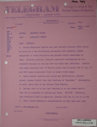 Telegram from Armin H. Meyer to Secretary of State Rusk re: Svetlana, May 9, 1967