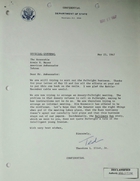 Secret Letter from Theodore L. Eliot, Jr. to Armin H. Meyer re: Trying to Arrange Ansary-Fulbright Meeting, May 23, 1967