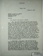 Letter from Armin H. Meyer to Theodore L. Eliot, Jr. re: MAP, Credit Sales, Staff Reductions, Kuss-Samii, and Oil, January 10, 1968