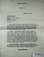 Letter from Armin H. Meyer to Theodore L. Eliot, Jr. re: BALPA Exemptions, February 10, 1968