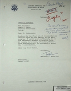 Letter from Theodore L. Eliot, Jr. to Armin H. Meyer re: BALPA Program, February 8, 1968