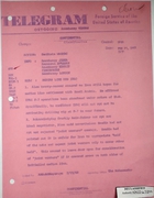Telegram from Armin H. Meyer to Secretary of State re: Median Line and IPAC, February 23, 1968