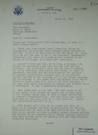 Letter from Theodore L. Eliot, Jr. to Armin H. Meyer re: Situation in Iran, March 19, 1968