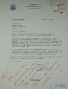 Letter from Theodore L. Eliot, Jr. to Armin H. Meyer, March 25, 1968