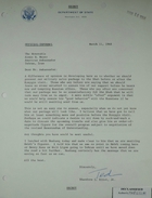 Letter from Theodore L. Eliot, Jr. to Armin H. Meyer, March 11, 1968