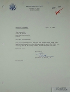 Letter from Theodore L. Eliot, Jr. to Armin H. Meyer, April 1, 1968