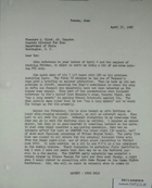 Letter from Armin H. Meyer to Theodore L. Eliot, Jr., April 17, 1968