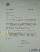 Letter from Theodore L. Eliot, Jr. to Armin H. Meyer, April 4, 1968