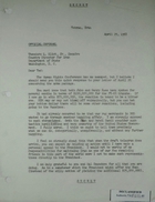 Letter from Armin H. Meyer to Theodore L. Eliot, Jr., April 29,, 1968