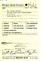 Activity Report: Federal Water Pollution Control Administration - Northwest Region, February 1967
