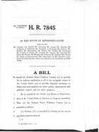 92d Congress 1st Session A Bill To Amend the Federal Water Pollution Control Act to Provide for its Uniform Application to All of the Navigable Waters of the United States and to Provide Financial Assistance to States and Municipalities for Water Quality Enhancement and Pollution Control, and for other Purposes