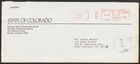 Envelope from Colorado Water Conservation Board to Chuck Wanner, November 27, 1985