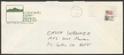 Envelope from Colorado Open Space Council to Chuck Wanner, postmarked November 15, 1983