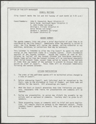 Fort Collins City Council, re: Agenda for Regular City Council Meeting, November 1, 1983