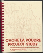 Cache La Poudre Project Study, July 1983