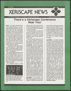 National Xeriscape News: January/February 1987