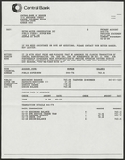 Central Banks Financial Document for Metro Water Conservation, Inc., 2-28-89