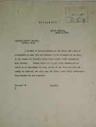Cablegram from Governor Harding to American Consul General, Habana, Cuba, re: Surplus Labor from Canal Zone Available to Go to Cuba, April 9, 1918
