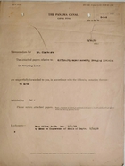 Cover Sheet for Memorandum to Mr. Clayton re: Difficulty Experienced by Dredging Division in Securing Labor, March 23, 1929