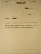 Cross Reference Sheet for Case of E. Rubio Asking to be Allowed to Make Purchases on Gold Side in the Commissaries, January 4, 1916
