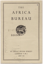 The Africa Bureau (Pg.Int.Ab.1)