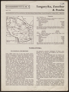Tanganyika, Zanzibar And Pemba [Background Facts] (Pg.Int.Ab.4D)