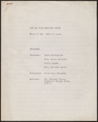 Africa Publications Trust, re: What it is; what it does, January 1961