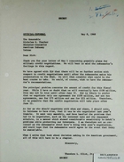 Letter from Theodore L. Eliot, Jr. to Nicholas G. Thacher re: Military Credit Negotiations for Iran Package, May 8, 1968