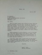 Memo from Armin H. Meyer to G. Marvin Gentile re: Possible Demonstrations During Shah's Visit, July 15, 1968
