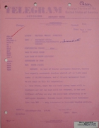 Telegram from Armin H. Meyer to Secretary of State Rusk re: Earthquake in Iran, September 4, 1968