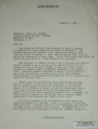 Letter from Armin H. Meyer to Theodore L. Eliot re: Travel to DC and Possible Activities While There, November 9, 1968