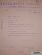 Telegram re: Arab-Israel, from Armin H. Meyer to Dean Rusk, Secretary of State, November 19. 1968