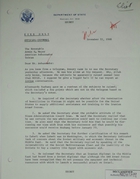 Letter from Theodore L. Eliot, Jr. to Armin H. Meyer re: Ansary's Visit with Secretary of State, November 22, 1968