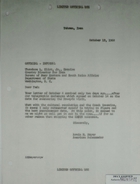 Letter from Armin H. Meyer to Theodore L. Eliot, Jr. re: Announcing Hoveyda's U.S. Visit, October 12, 1968