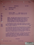 Confidential Memo from Armin H. Meyer to Department of State re: Future Security of Persian Gulf - Indian Ocean Area, February 20, 1969