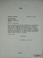 Letter from Theodore L. Eliot, Jr. to Armin H. Meyer, February 13, 1969