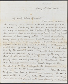 Letter to 'my dearly beloved Margaret', 11th October 1843 (nla.obj-580993657)