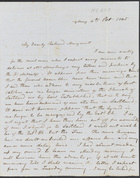 Letter to 'my dearly beloved Margaret', 4th October 1845 (nla.obj-580994096)